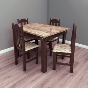 Conjunto Mesa com 4 cadeiras Pop Talismã Hrebos