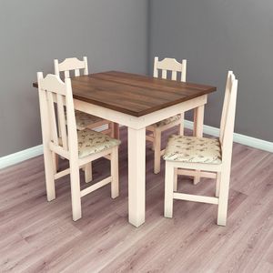 Conjunto Mesa com 4 cadeiras Pop Talismã Hrebos