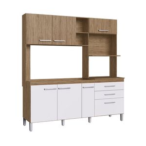Cozinha Compacta Decibal 6 Portas 2 Gavetas CO1631