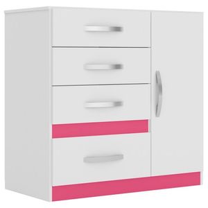 Cômoda Moval Vênus 1 Porta 4 Gavetas