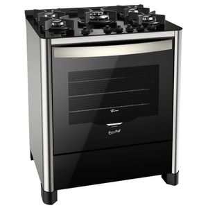 Fogão 5 Bocas a Gás de Piso com Grill Elétrico Fischer Gran Cheff  26988