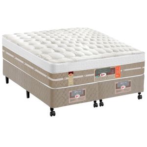 Base para Cama Box King Size Castor Silver Star Air Híbrido 193x203 cm