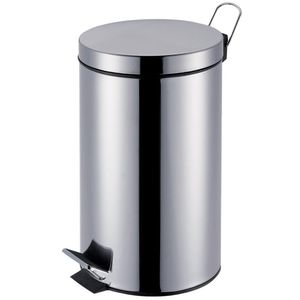 Lixeira com Pedal e Tampa Ágata 5L Aço Inox com Balde Interno 8222 Mor