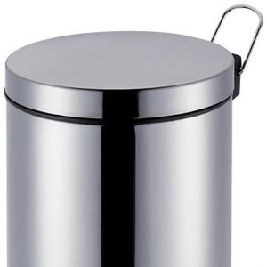 Lixeira com Pedal e Tampa Mor Ágata 12L Aço Inox com Balde Interno 8223