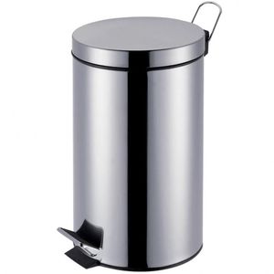 Lixeira com Pedal e Tampa Mor Ágata 12L Aço Inox com Balde Interno 8223