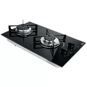 Cooktop Fischer 2 Bocas a Gás Mesa de Vidro Temperado 7726