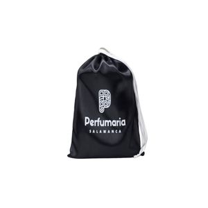 Saquinho Presenteável de Cetim Preto c/logo 20x25