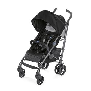 Carrinho Lite Way 4 Basic Jet Black - Chicco