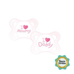 Chupeta Mom & Daddy Girls com 2 Unidades - MAM Baby