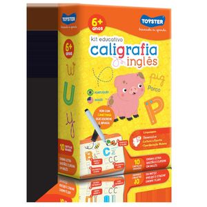 Kit Educativo Caligrafia Inglês - Toyster