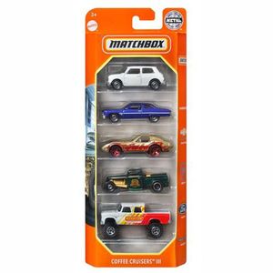 Matchbox MBX Coffee Cruisers III Pack 5 Carrinhos - Mattel