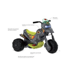 Moto XT3 Titanium Eletrica 6V - Bandeirante