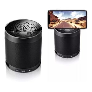 Mini Speaker Portátil Bluetooth Caixa Som Portátil PC Computador Wireless Micro C/ ENCAIXE DE CELULAR -PRETO