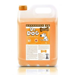 Kit Shampoo Clareador Branqueador pet Dr Dog 5Litros e mascara desmaio  de pelos 500ml