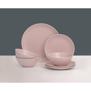 Aparelho de Jantar Rosa com 18 Peças - Mason Cash