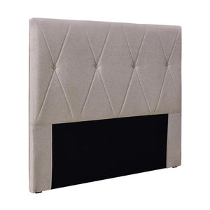 Cabeceira Decorativa King Size 1,95M Yves Linho Areia G63 - Gran Belo