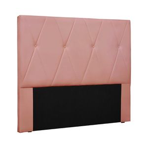 Cabeceira Decorativa King Size 1,95M Yves Veludo Rosa G63 - Gran Belo