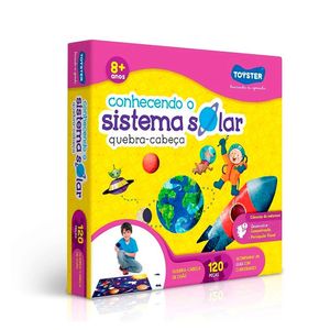 Quebra-Cabeça Conhecendo o Sistema Solar 120 Peças - Toyster