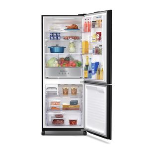 Geladeira Panasonic 450L Inverse Frost Free Inverter A+++ Black Glass BB65 NR-BB65GVFB