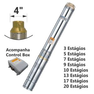 Motobomba Submersa tipo Caneta 1/2cv 60Hz Monofásico 110V ESUB-4/5 Eletroplas