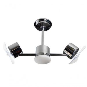 Ventilador De Teto Treviso Infinit Led Cromado Contrl Remoto