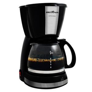 Cafeteira Britania Cp15 Com Jarra De Vidro Preta 220V