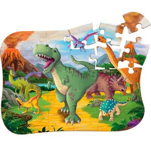 Quebra Cabeça 3D Dino Aventura - Brincadeira de Criança