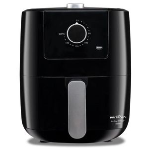 Fritadeira Air Fryer Britânia Bfr42p Antiaderente 3l 1300w 220v