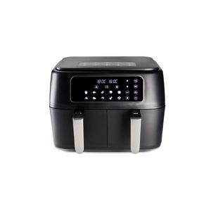 FRITADEIRA HAMILTON BEACH DUAL AIR FRYER DUPLO CESTO PRETO 8L