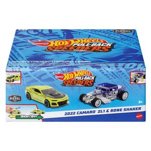 Hot Wheels Pullback 2022 Camaro ZL1 e Bone Shaker - Mattel