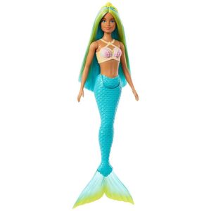 Barbie Fantasia Sereia com Cabelo Azul e Amarelo - Mattel