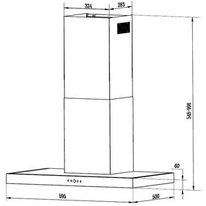 COIFA FRANKE LINEA TOUCH PAREDE 60CM REF. 16696 110 V