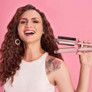 Prancha Modeladora GA.MA Waver & Brush Keration Bivolt