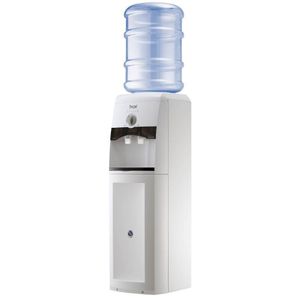 Bebedouro De Garrafão 2,6 Litros Branco-fumê Stille Master Begel Bebedouro De Coluna 220v