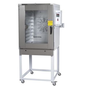 Forno Turbo A Gás 10 Esteiras Com Pedestal Ftg10 Gastromaq Forno Glp Epóxi 127V