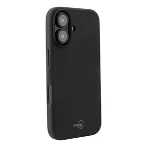 Capa iPhone 16, Originais iPlace, Silicone Essential, Preto