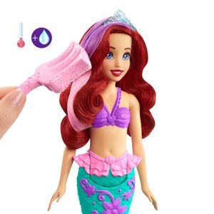 Disney Princesas Ariel Cabelo Toque de Cor - Mattel