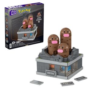 Pokémon Mega Construx Miniatura do Dugtrio - Mattel