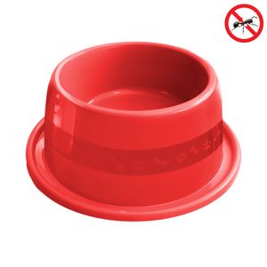 WE DROP - Comedouro Para Gatos e Cachorros 1000ml Anti Formiga Grande - Vermelho