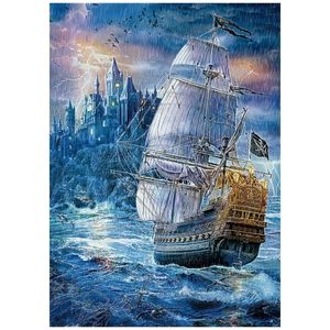 Puzzle Navio Pirata 1000 Peças - Grow