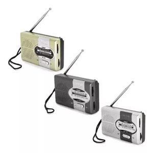 Mini Rádio De Bolso Am/fm LE-651 Lelong + 2 Pilhas