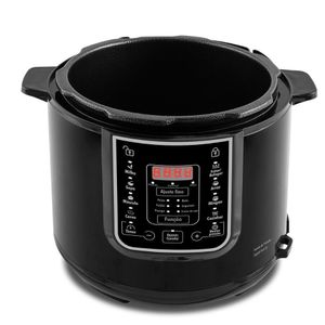 Panela De Pressão Digital Philco 6 Litros Inox/preto Ppp01p - 127v