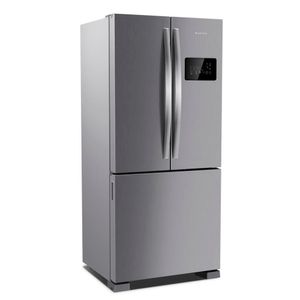 Geladeira Brastemp 554 Litros Frost Free Side Inverse 3 Portas Inox Bro85ak 220V