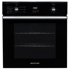 Forno De Embutir Elétrico Brastemp 84 Litros Preto Com Convecção E Timer Touch BOC84AE 220V