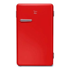 Frigobar Retrô Midea 95 Litros Vermelho Rubi 220V