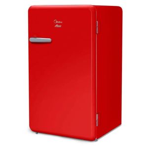 Frigobar Retrô Midea 95 Litros Vermelho Rubi 220V