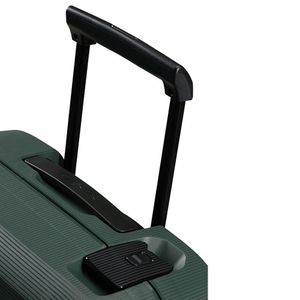 Mala Média Magnum Eco Samsonite Polipropileno Cadeado Tsa 4 Rodas Duplas Giro 360 Verde M