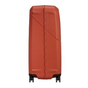 Mala Grande Magnum Eco Samsonite Polipropileno Cadeado Tsa 4 Rodas Duplas Giro 360 Laranja G