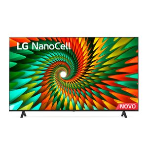 Smart TV 65" LG NanoCell 4K Bluetooth ThinQ AI Alexa Built-In 65NANO77SRA (Avariado)