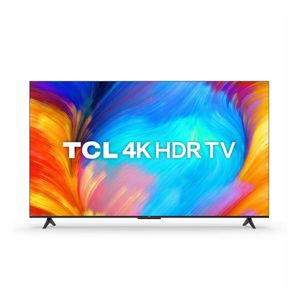 Smart TV TCL 55" LED UHD 4K Google TV Borda Fina Preto 55P635 (Avariado)